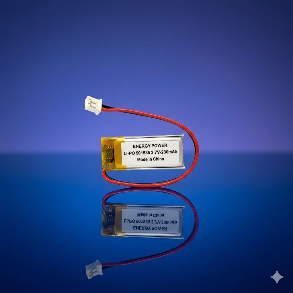 Bateria Recarregável LI-PO 051535 3.7v 230mah