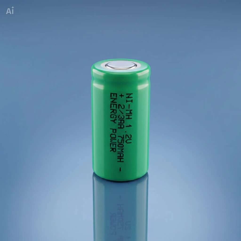 Bateria Recarregável NI-MH 2/3AA 750MAH 1,2V
