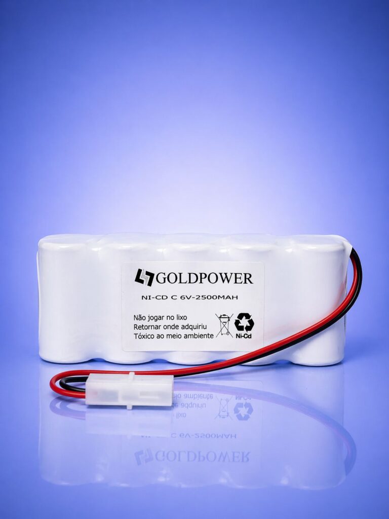 PACK NI-CD C 6V - 2500MAH Recarregável