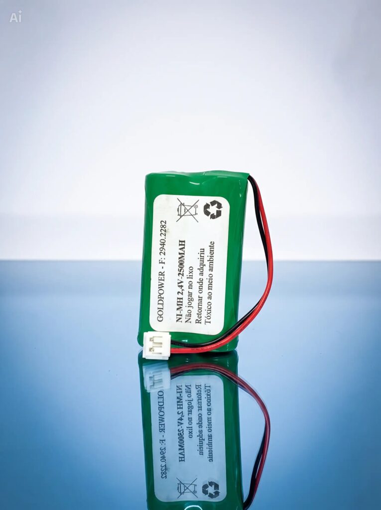 PACK NI-MH AA 2,4V - 2500MAH Recarregável