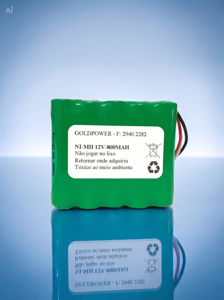PACK NI-MH AAA 12V - 800MAH Recarregável